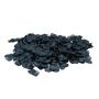 Künstliche Rosenblätter MEGGIE, 500 Stück, schwarz, 4x4cm
