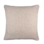 Deko-Kissen KENZA, Zigzag Muster, beige, 45x45cm