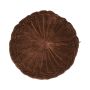 Rundes Sitzkissen BELLONA, schokobraun, 10x40cm