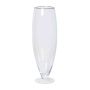 Glas Bodenvase TINA auf Fuß, klar, 67cm, Ø22cm