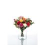 Künstlicher Blumenstrauß FEME, orange-rosa, 45cm, Ø40cm