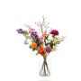 Künstlicher Blumenstrauß FEME, orange-violett, 105cm, Ø40cm