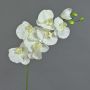 Phalaenopsis Orchideezweig künstlich BASTET, weiß, 75cm, Ø9-11cm