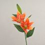 Künstlicher Zweig Tigerlilie EMIKO, orange, 65cm, Ø13cm