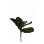 Künstliche Phalaenopsis Orchideenblätter NIUT, Stecker, grün, 25cm