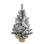 Künstlicher Tannenbaum INNSBRUCK, Jutesack, beschneit, 45cm, Ø30cm