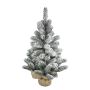 Künstlicher Tannenbaum INNSBRUCK, Jutesack, beschneit, 60cm, Ø40cm