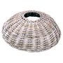 Weihnachtsbaumständer Korb JERICHO aus Rattan, weiß gekalkt, 18cm, Ø62cm
