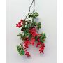 Deko Apfelrosen Zweig WARUNA mit Hagebutten, rot, 85cm