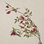 Fake Heckenrosen Zweig WARDALIA mit Hagebutten, rot, 95cm