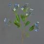 Kunstzweig Hortensie KATHANI, blau-weiß-grün, 80cm, Ø10-13cm