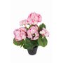 Künstliche Geranie ELISABETTA im Dekotopf, rosa-pink, 35cm