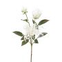 Kunstblumen Zweig Chrysantheme MIRANE, weiß, 70cm