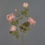 Unechter Rosen Zweig SITARA, Trockenoptik, altrosa, 75cm, Ø5-8cm