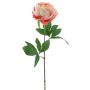 Künstliche Pfingstrose TALFY, rosa-creme, 65cm, Ø10cm