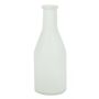Glasflasche ANYA, matt-weiß, 18cm, Ø6,5cm