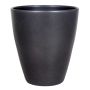Keramik Vase TEHERAN PALAST, anthrazit, 17cm, Ø13,5cm