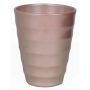 Orchideen Übertopf IZEH, Keramik, rosegold, 17cm, Ø14cm