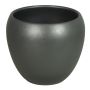 Keramik Pflanztopf URMIA BASAR, anthrazit-matt, 24cm, Ø27cm