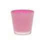 Teelichtglas ALEX AIR, rosa, 7,2cm, Ø7,5cm