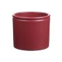 Keramiktopf ALCHIBA, rot-matt, 12,5cm, Ø14cm