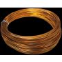 Aludraht TANEA, gold lackiert, 12m, Ø2mm