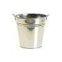 Zinkeimer DEVIS mit Henkel, silber, 16cm, Ø20cm