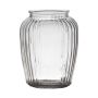Votivglas NOLAN, längsstreifen, klar, 19,5cm, Ø15,5cm