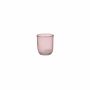Teelicht Halter JOFFREY aus Glas, rosa, 8cm, Ø7cm