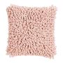 Deko Kissen BOLKA, Chenille, hellrosa, 45x45cm