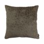 Samt-Kissen ALAIA, Rosenmuster, beige, 45x45cm