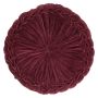 Rundes Sitzkissen BELLONA, bordeauxrot, 10x40cm