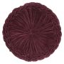 Rundes Sitzkissen BELLONA, bordeauxrot, 10x60cm