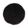 Rundes Sitzkissen BELLONA, schwarz, 10x60cm