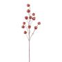 Kunstzweig Physalis FRILTE mit Früchten, metallic-rot, 90cm