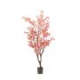 Künstlicher Kirschblüten Baum JANKFUN mit Blüten, Kunststamm, rosa, 175cm