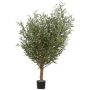 Künstlicher Baum Olivenbaum BASLU, Naturstamm, Früchte, 160cm