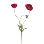 Kunstzweig Mohnblume SCHUNRA, pink, 75cm