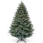 Kunst Weihnachtsbaum BUFFALO SPEED, gefroren, LEDs, 230cm, Ø145cm