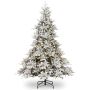 Künstlicher Weihnachtsbaum TORONTO SPEED, beschneit, LEDs, 180cm, Ø125cm