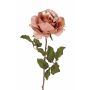 Samt Kunstrose SINDALA, rosé, 60cm, Ø12cm