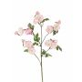 Kunststoff Trichterwinde IORDANIS, rosa-weiß, 80cm, Ø3-5,5cm