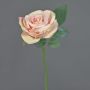 Fake Rose NIKOLETA, rosa-creme, 30cm, Ø12cm