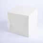 Steckmasse Würfel GABRIO für Kunstblumen, creme, 15x15x15cm