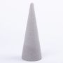 Steckschwamm Kegel ZOILA für Kunstblumen, grau, 24cm, Ø9cm