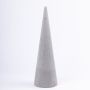 Steckschwamm Kegel ZOILA für Kunstblumen, grau, 40cm, Ø12cm