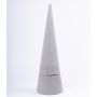Steckschwamm Kegel ZOILA für Kunstblumen, grau, 50cm, Ø16cm