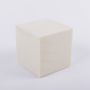 Steckmasse Würfel GABRIO für Kunstblumen, creme, 12x12x12cm