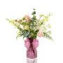 Künstlicher Sommer Blumenstrauß KEONA, rosa-weiß, 60cm, Ø40cm