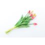 Kunst Tulpenstrauß LONA, rosa-grün, 45cm, Ø20cm